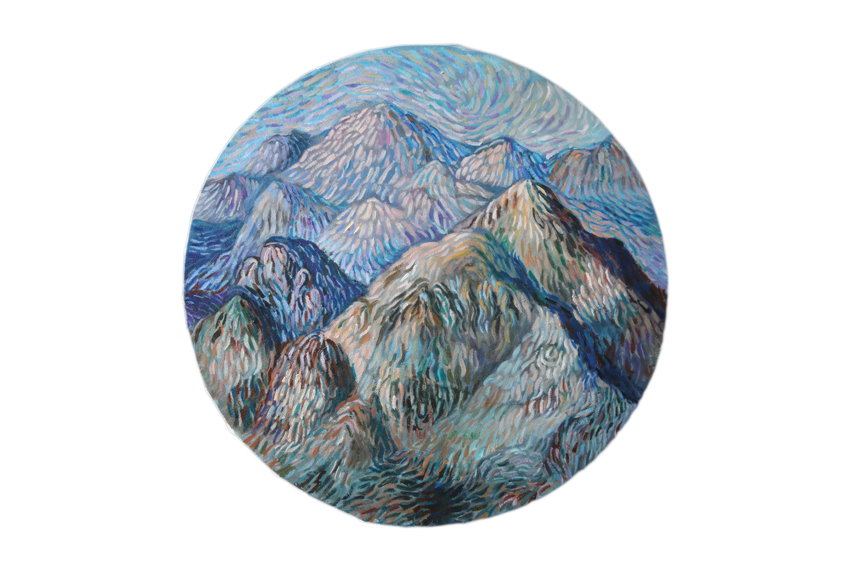 Sinai Mountains, Egypt — acrylic on canvas